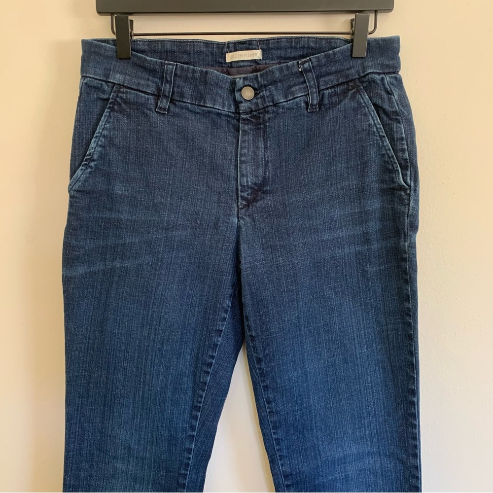 EILEEN FISHER Straight Leg Denim Trouser Jeans Size 8 - Picture 2 of 7